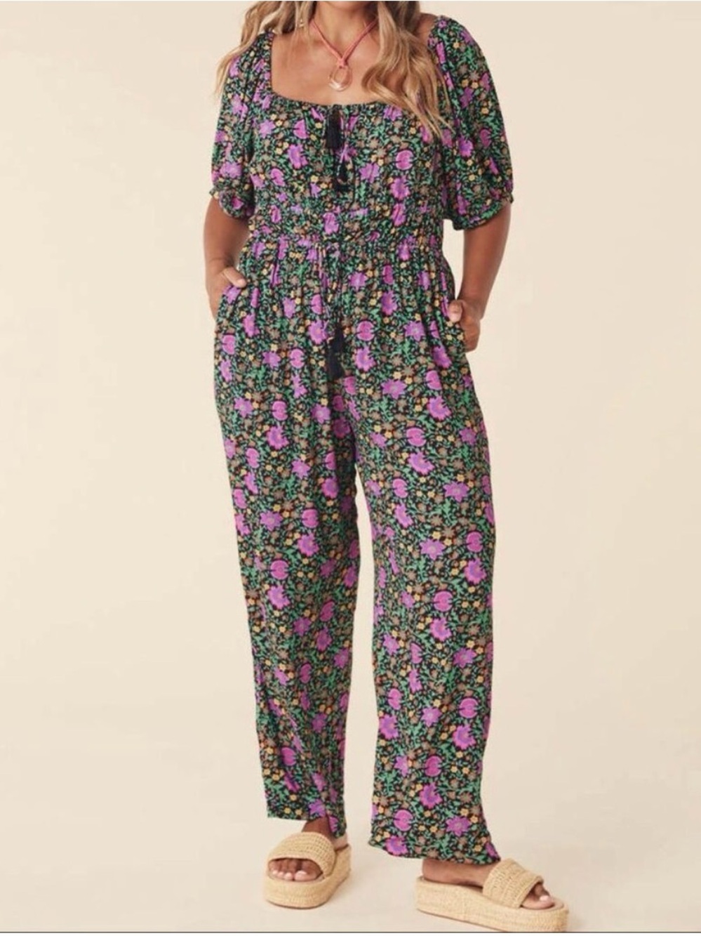 Spell village floral jumpsuit - Picture 2 of 7
